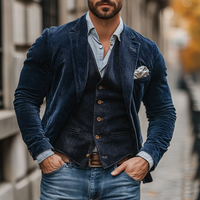 Henrik | Classic And Refined Men's Blazer with Waistcoat