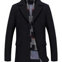 Lucas | Klassischer, taillierter Trenchcoat aus Wollmischgewebe
