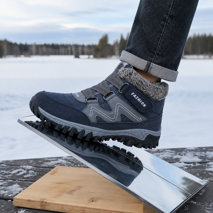 Cozywalk | Non-Slip Ankle Boots – Fleece-Lined Design for Winter