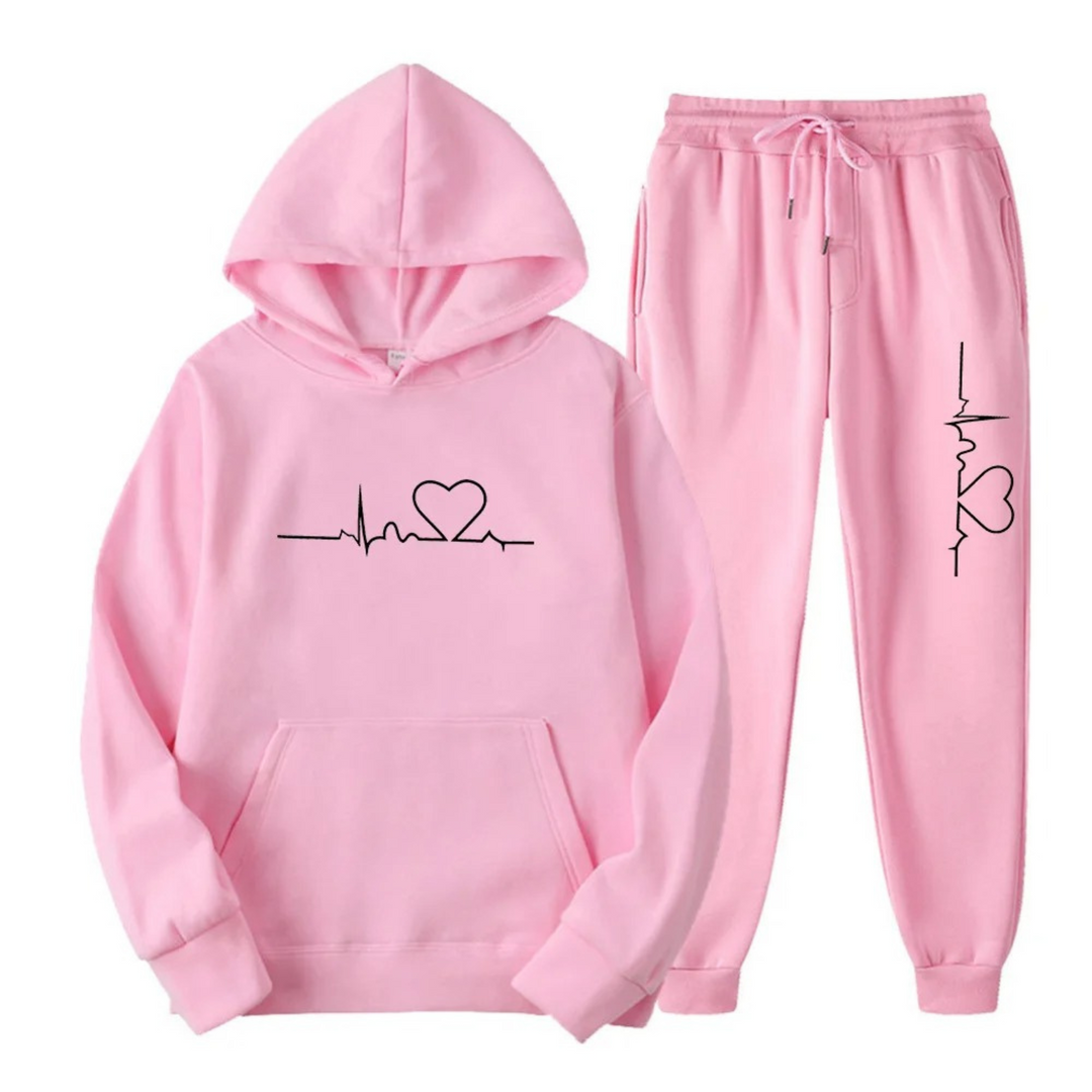 Drune | Women's Hoodie and Jogger Set with Print