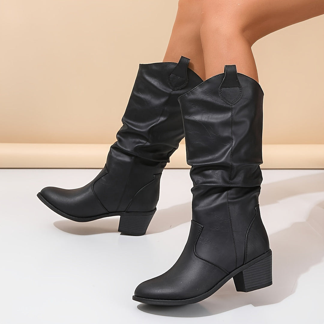 Willow | Bottes de cowboy western décontractées, souples et à tige large