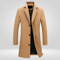 Arthur | Long manteau en laine raffiné et confortable