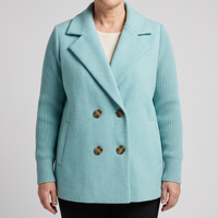 Ava | Elegante cappotto blazer doppiopetto per una raffinatezza quotidiana