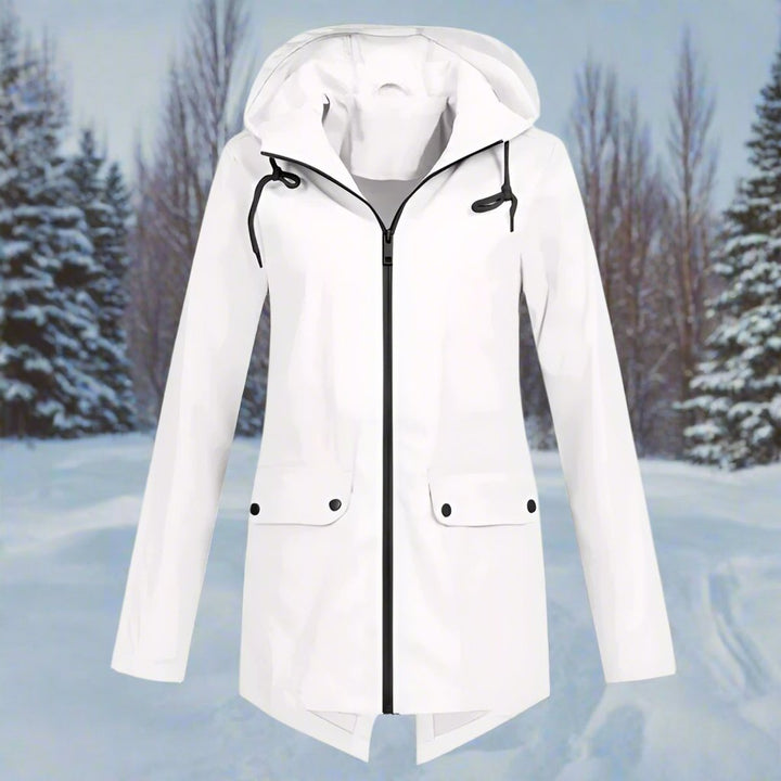 Emma | Luxuriöse und glamouröse wasserdichte Jacke
