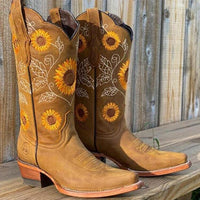 Rosalie | Bottes de cowboy élégantes et éclatantes à motif floral