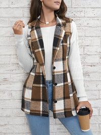 Christin | Gilet elegante e senza tempo a quadri, lungo
