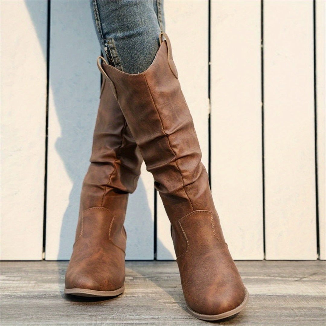 Willow | Bottes de cowboy western décontractées, souples et à tige large