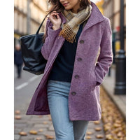 Elena | Klassischer und kuscheliger Trenchcoat aus Wollmischgewebe