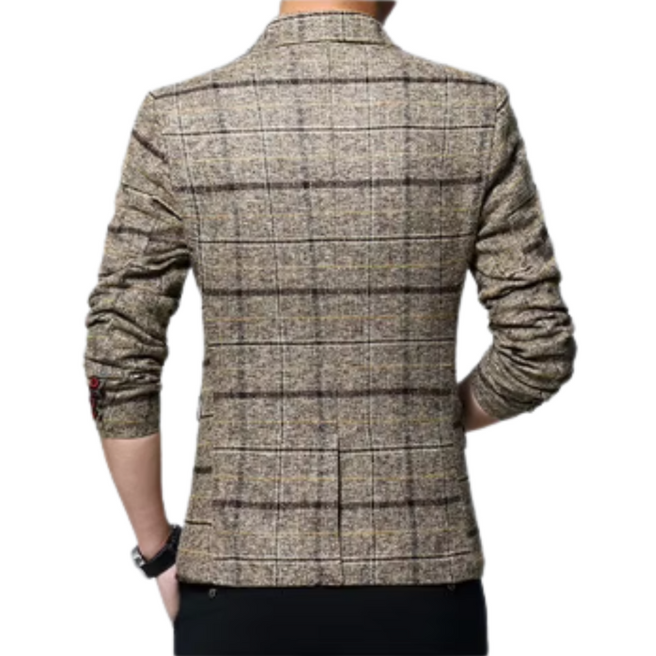 Calvin | Checkered Blazer – Tailored Fit for Men