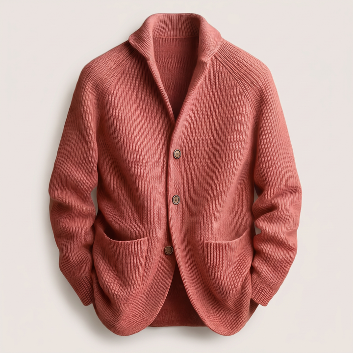 Ravine | Ribbed Knit Blazer – Versatile Smart-Casual Style for Men