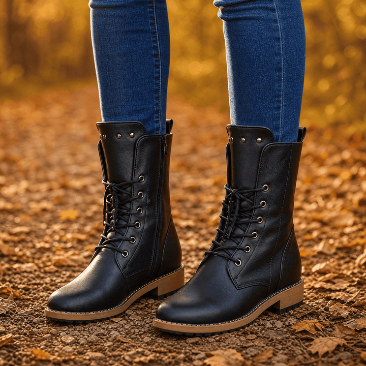 Westlyn | Lace Up Ankle Boots – Women's Wool Lined Design