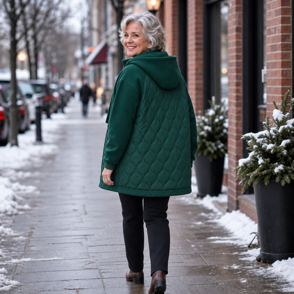 Wearbella | Quilted Hooded Puffer Jacket for Women