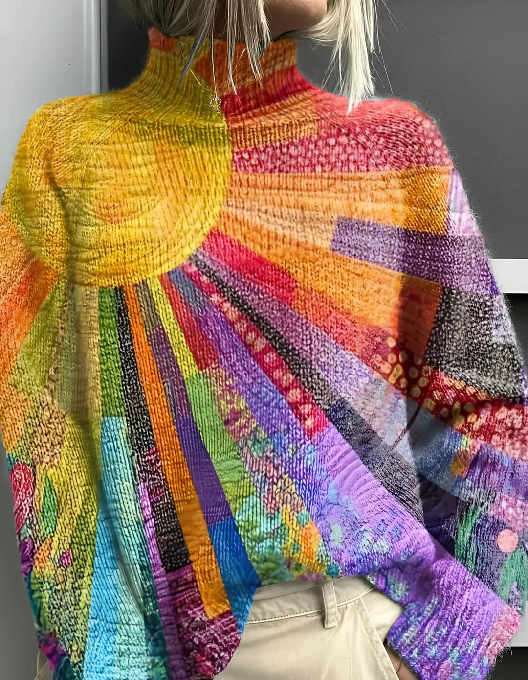 Ada | Sweaters – Colorful Turtleneck Design for Women