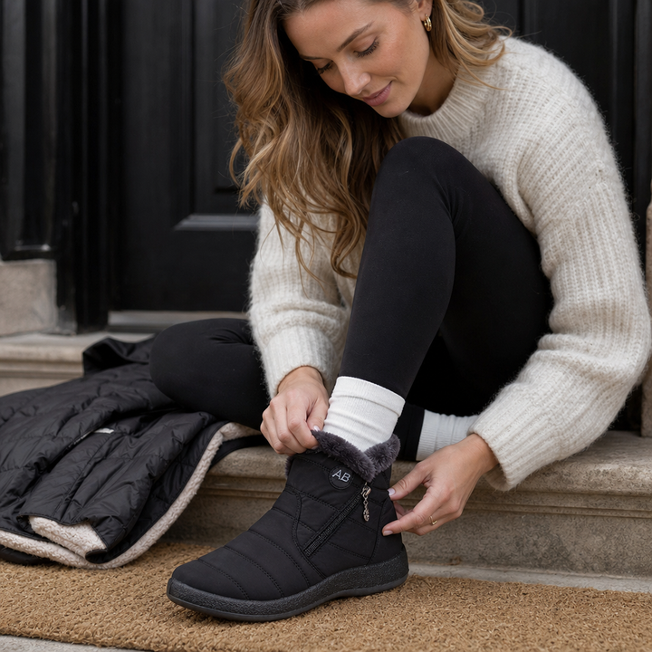 Lunavia | Plush-Lined Ankle Boots for Winter