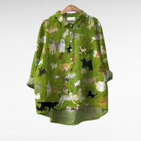 Victoria | Elegante und stilvolle Bluse mit Animalprint