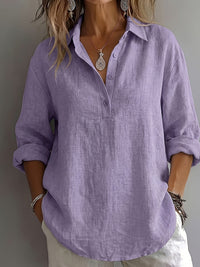 Harper | Elegante und stilvolle Bluse mit legerem Schnitt und Kragen