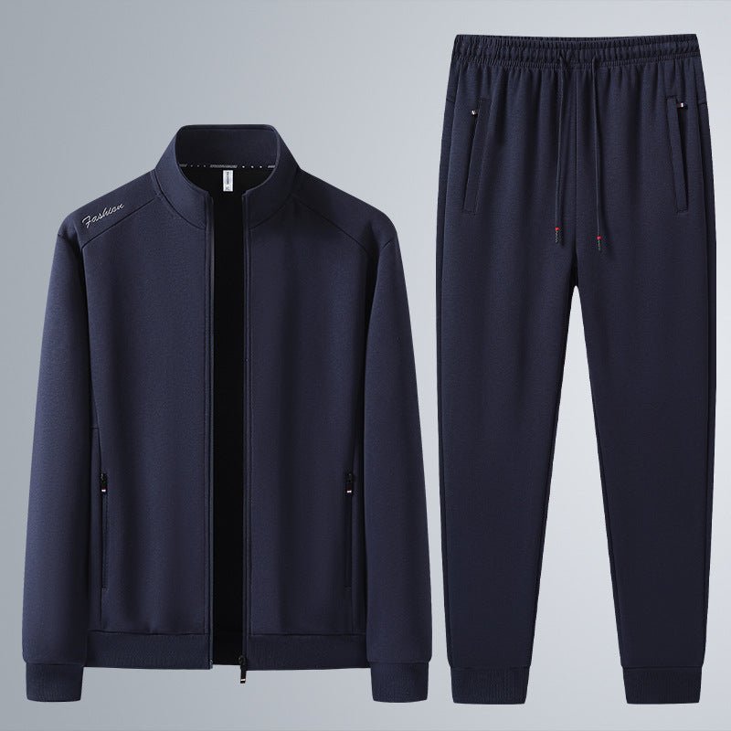 Flashwear | Sports Suit with Stand-Up Collar and Zipper for Men