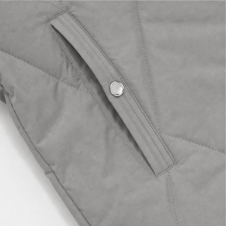 Wearbella | Diamond Quilted Hooded Puffer Jacket – Stylish Warmth for Women