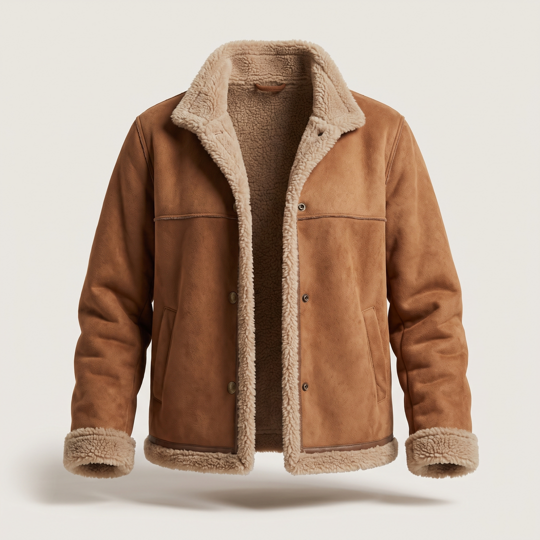 Ruby | Shearling-Lined Jacket – Luxurious Comfort for Women