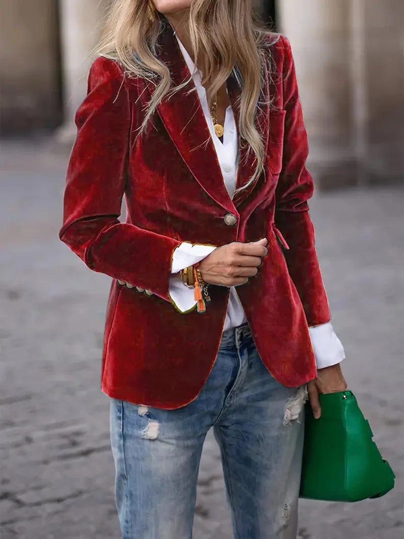 Isabelle | Luxurious And Timeless Velvet Blazer