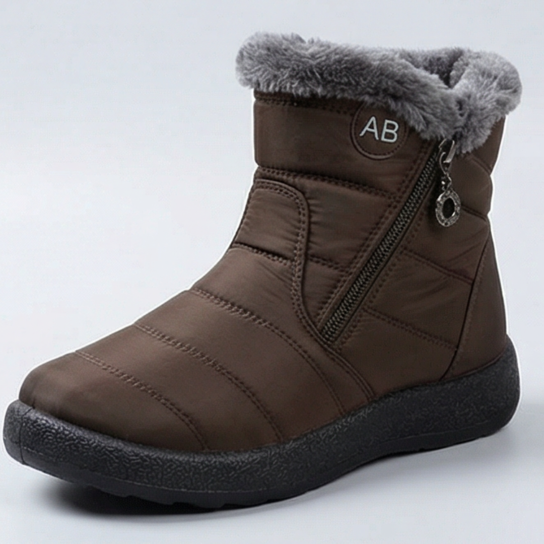 Frostiva | Winter Ankle Boots – Fur Lined for Comfort