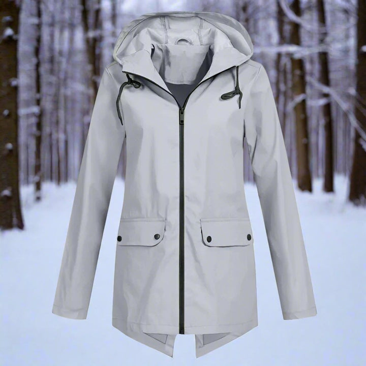 Emma | Luxuriöse und glamouröse wasserdichte Jacke