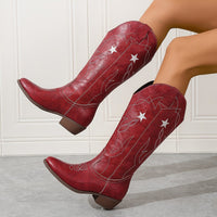 Clara | Bottes de cowboy audacieuses et confortables à tige large