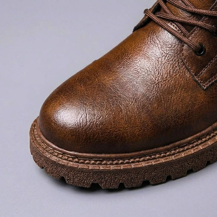 Griffin | Genuine Leather Boots – Vintage Style for Men