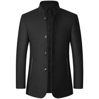 Adrian | Eleganter Trenchcoat mit Stehkragen für einen stilvollen Winterlook