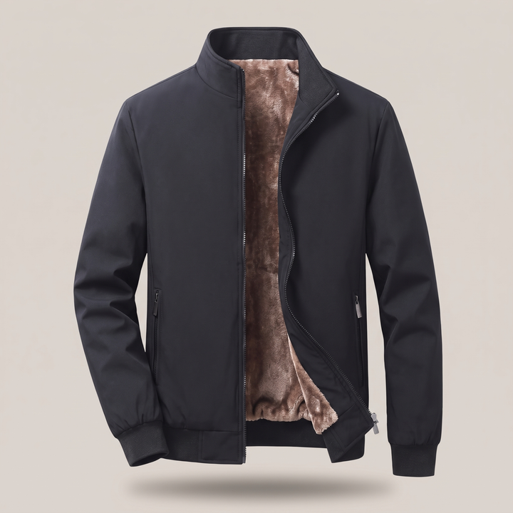 Mason | Cozy Fleece Bomber Jacket for Rugged Winter Style