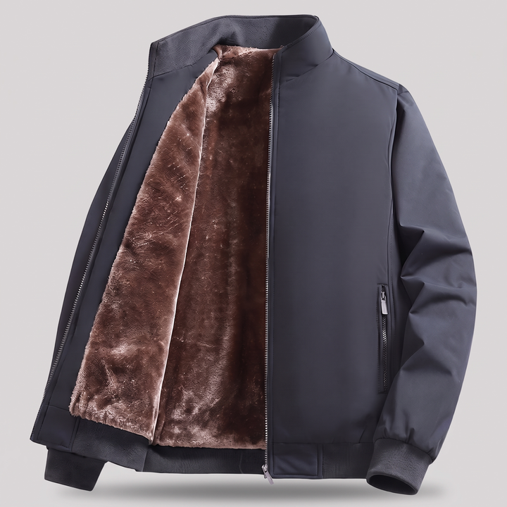 Mason | Cozy Fleece Bomber Jacket for Rugged Winter Style
