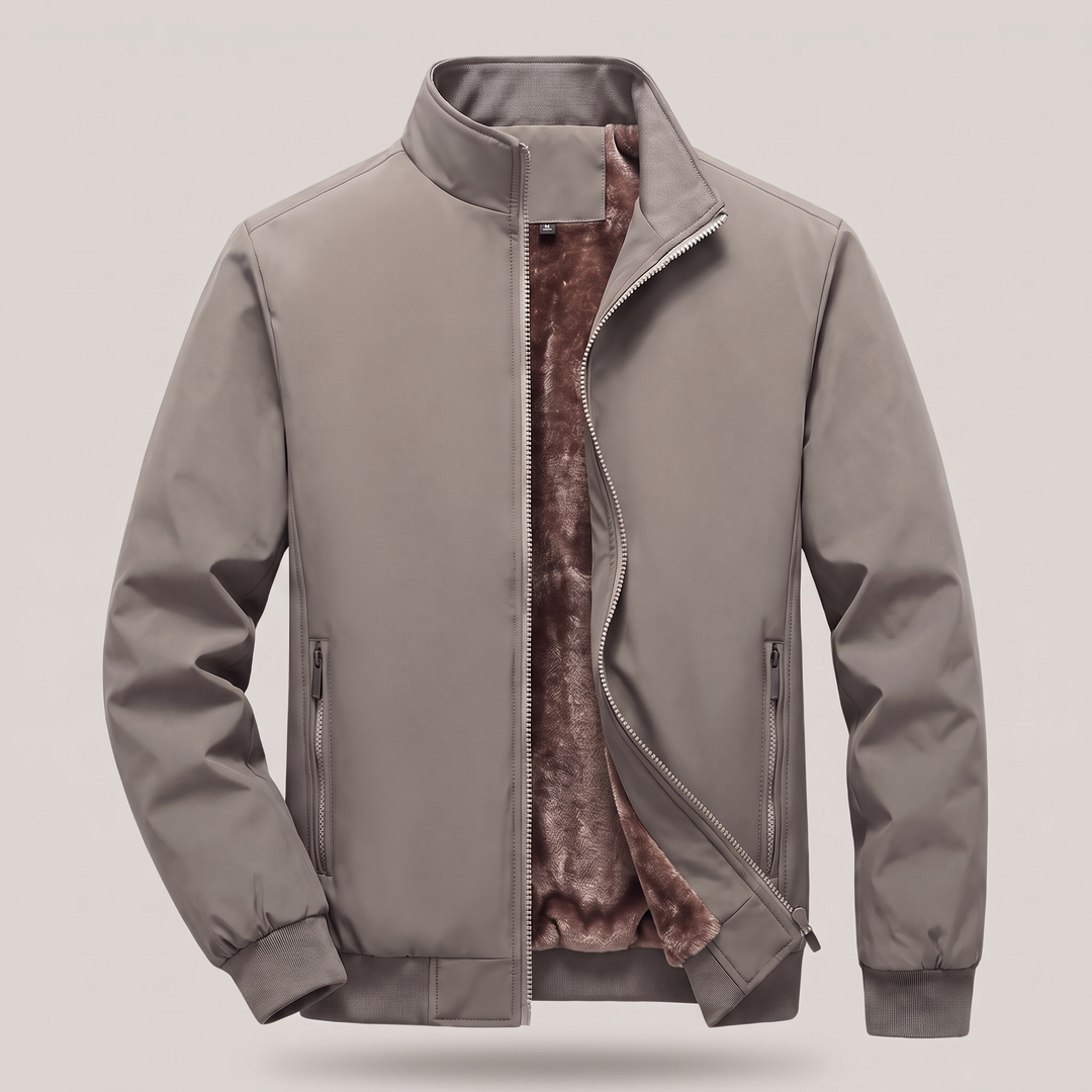 Mason | Cozy Fleece Bomber Jacket for Rugged Winter Style