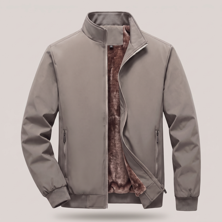 Mason | Cozy Fleece Bomber Jacket for Rugged Winter Style