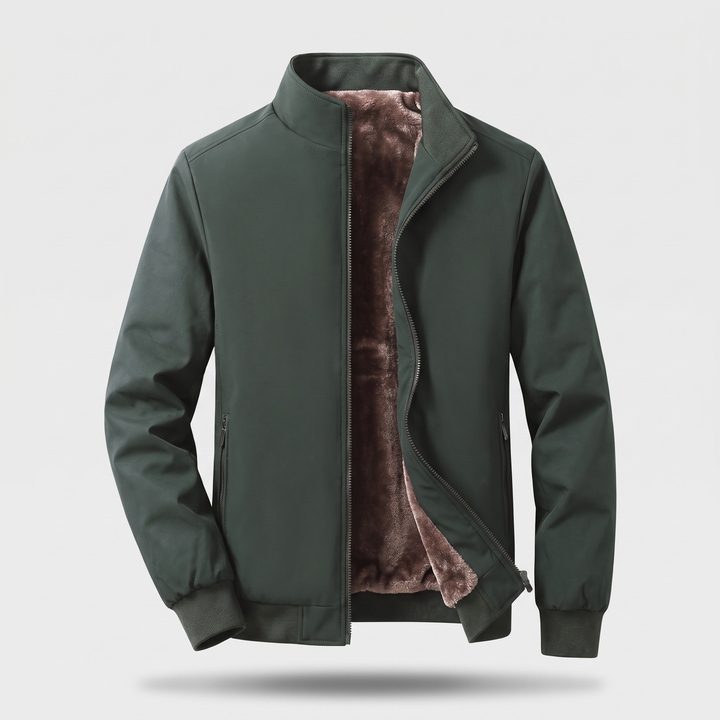 Mason | Cozy Fleece Bomber Jacket for Rugged Winter Style
