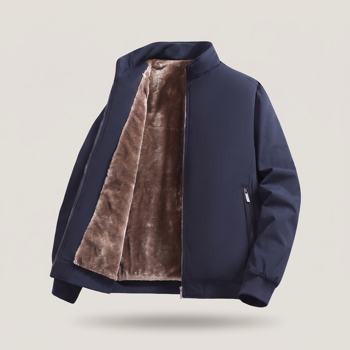 Mason | Cozy Fleece Bomber Jacket for Rugged Winter Style
