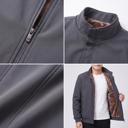 Mason | Cozy Fleece Bomber Jacket for Rugged Winter Style