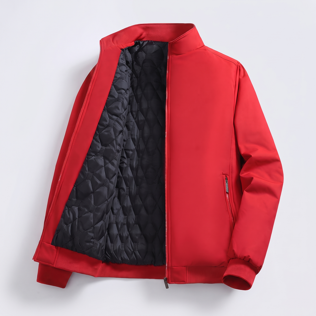 Mason | Cozy Fleece Bomber Jacket for Rugged Winter Style