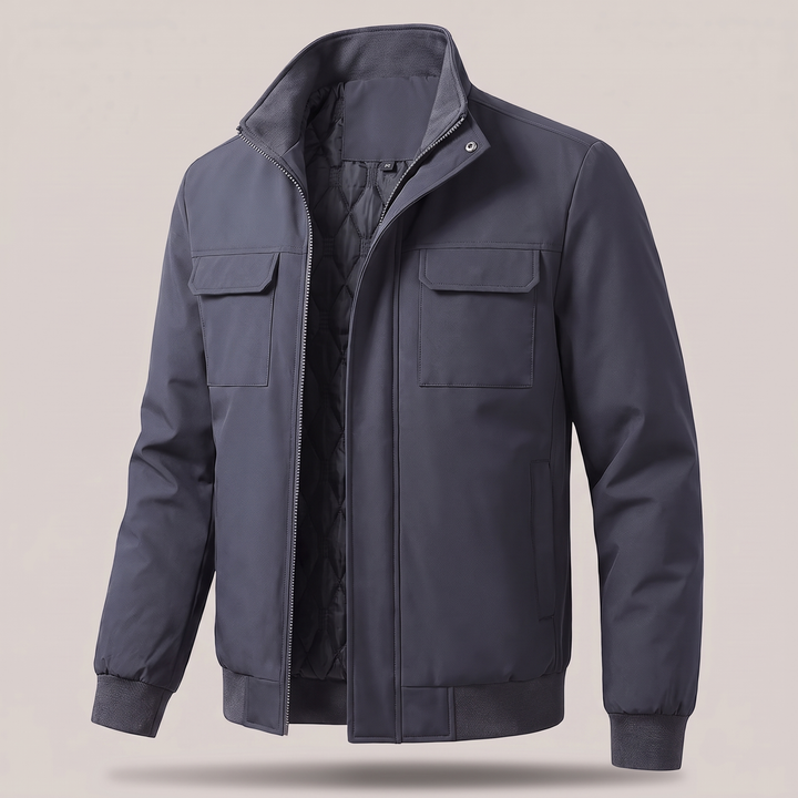 Mason | Cozy Fleece Bomber Jacket for Rugged Winter Style
