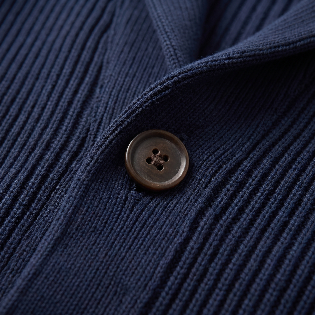 Ravine | Ribbed Knit Blazer – Versatile Smart-Casual Style for Men