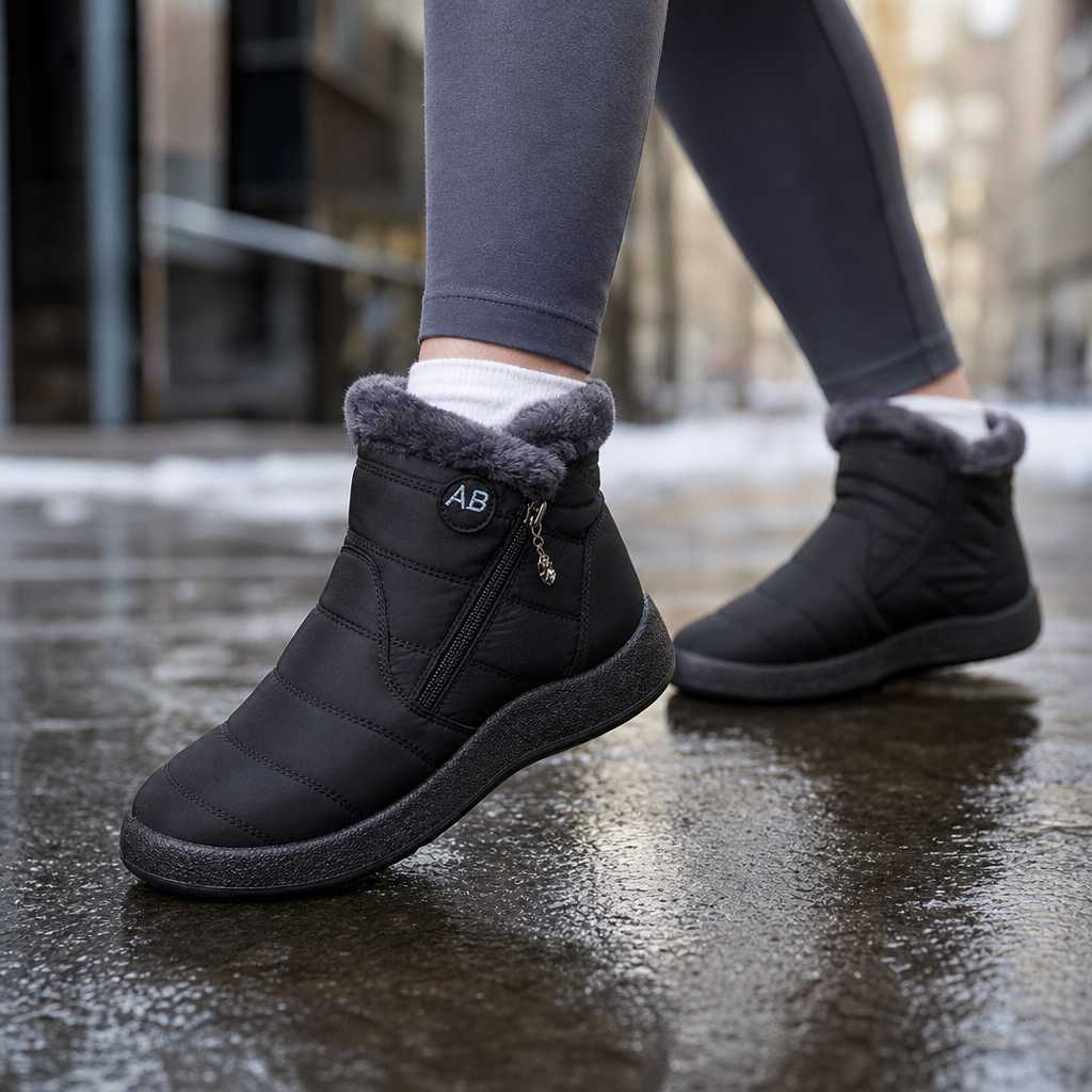 Lunavia | Plush-Lined Ankle Boots for Winter