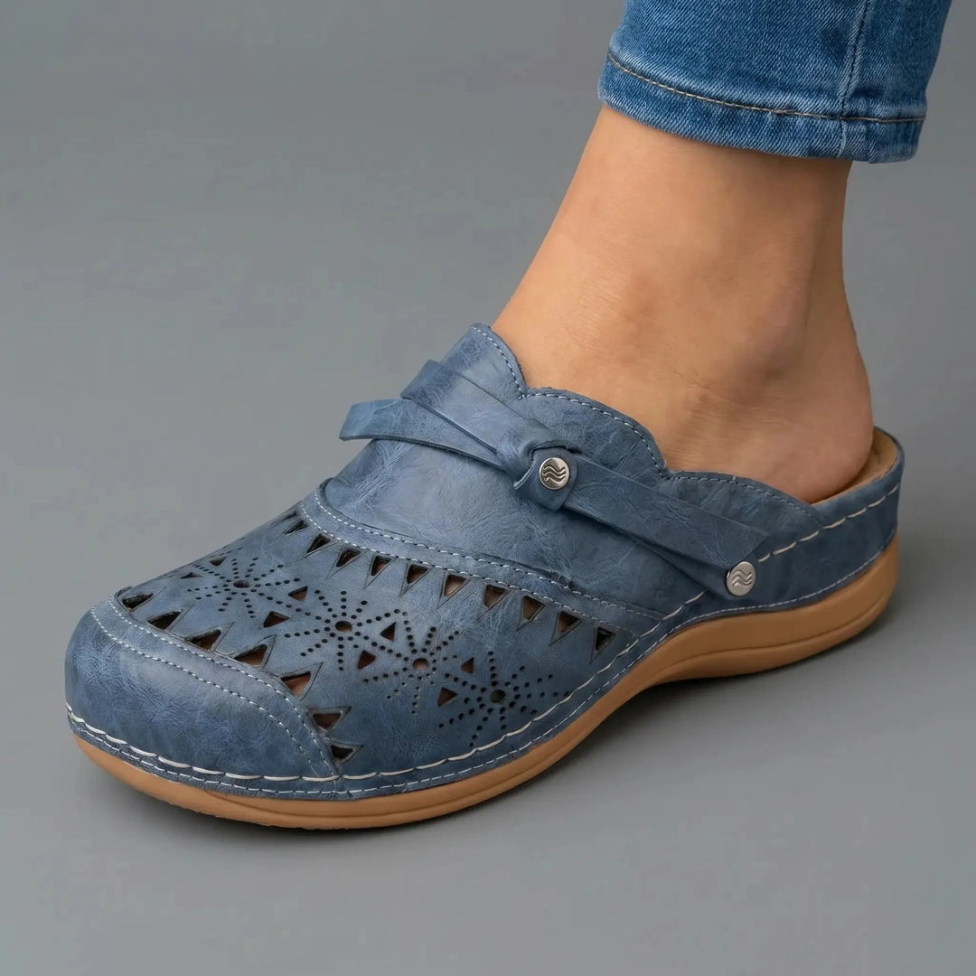 Wentworth & Rowe | Clogs – Backless Design with Knotted Strap