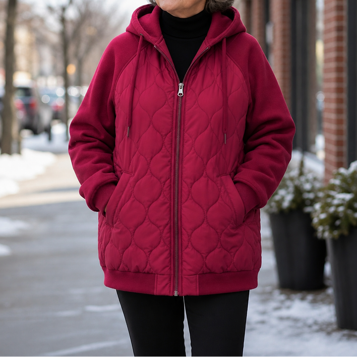 Wearbella | Quilted Hooded Puffer Jacket for Women