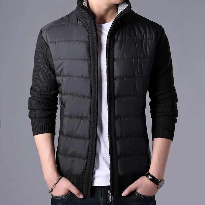 Orion | Hybrid Jacket – Lightweight Quilted Shell with Knit Sleeves