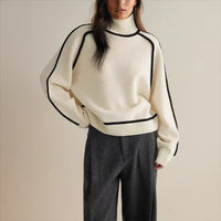 Evelyn | Gemütlicher und stilvoller Oversize-Rollkragenpullover
