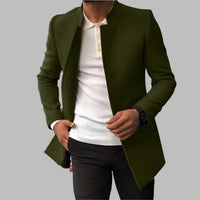 Elias | Moderno e sofisticato cappotto di lana dalla vestibilità slim