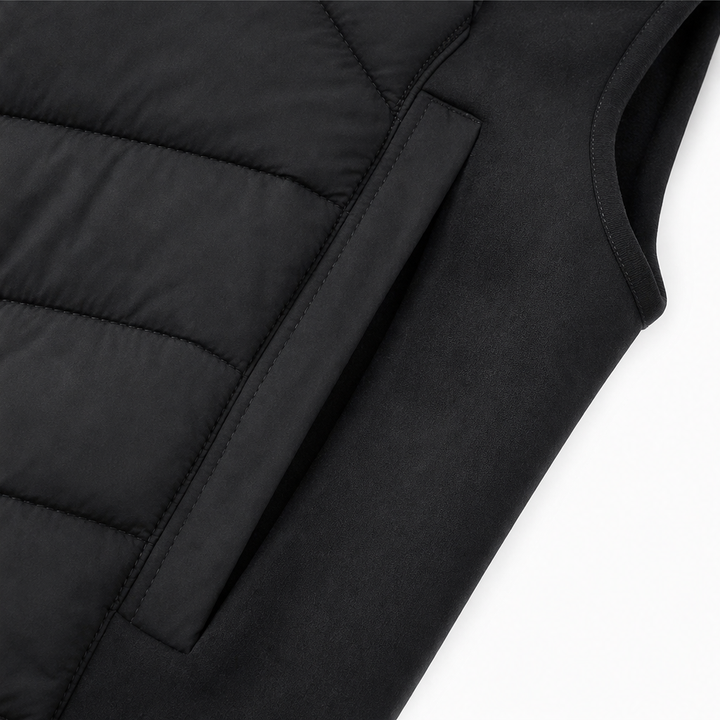 Layerly | Quilted Puffer Vest – Stand Collar Style for Women