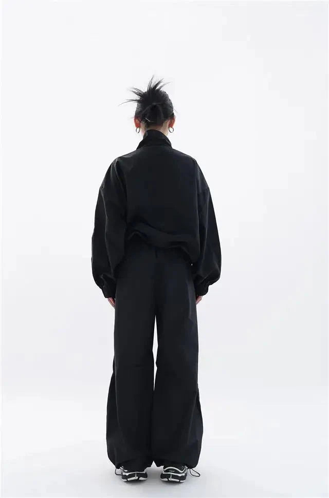 Drune | Oversized Training Suit for Women in Black