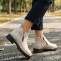Charlotte | Bequeme und stilvolle Wildleder-Chelsea-Stiefeletten