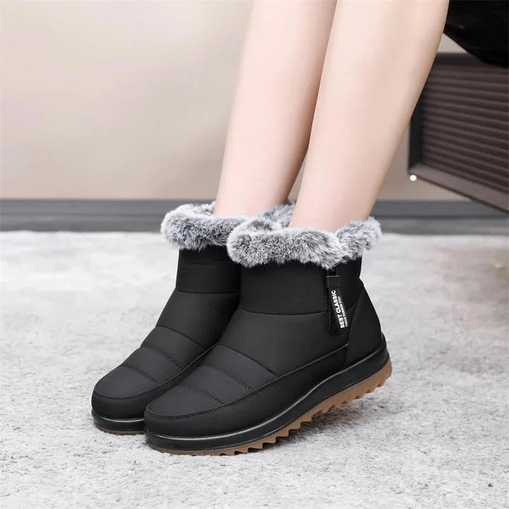 Warmalia | Waterproof Slip-On Snow Boots for Women