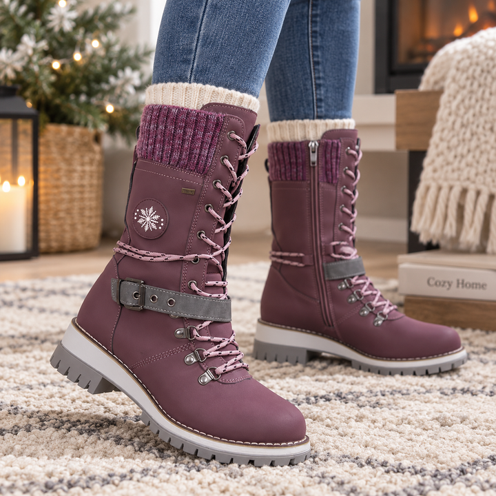 Snowlina | Knee-High Insulated Snow Boots for Women